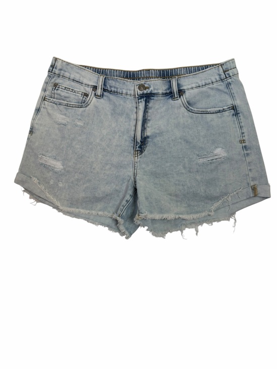 aerie Pants - Aerie Daydream Denim Shorts Distressed Frayed Hem Light Wash Size Large